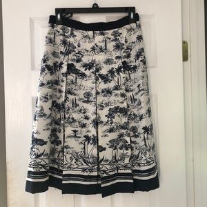 Tory Burch patterned midi skirt